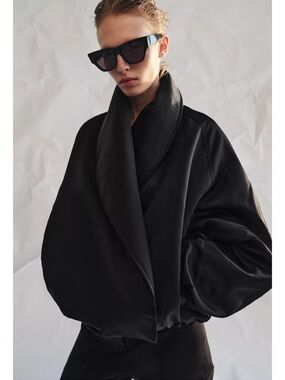 Zara ZW COLLECTION PADDED BOMBER JACKET